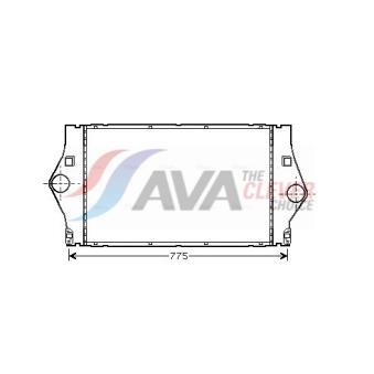 Intercooler, échangeur AVA QUALITY COOLING OEM 8200075810 Intercooler, échangeur AVA QUALITY COOLING OEM 8200075810