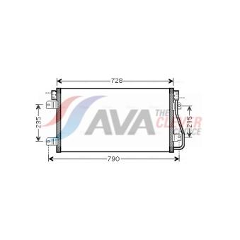 Condenseur, climatisation AVA QUALITY COOLING RTA5348