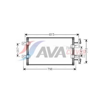 Condenseur, climatisation AVA QUALITY COOLING RTA5451