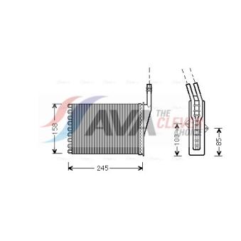 Système de chauffage AVA QUALITY COOLING OEM 6025370932