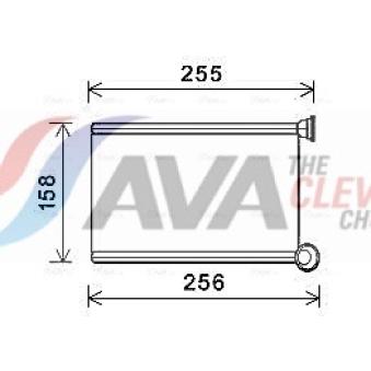 Système de chauffage AVA QUALITY COOLING OEM 7701209524 Système de chauffage AVA QUALITY COOLING OEM 7701209524