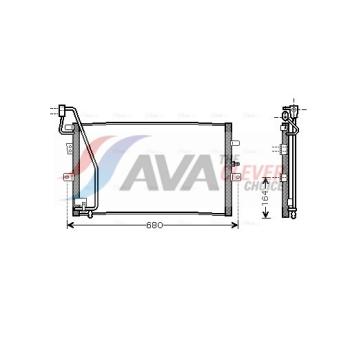 Condenseur, climatisation AVA QUALITY COOLING SB5056