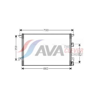 Condenseur, climatisation AVA QUALITY COOLING SBA5060