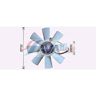 Ventilateur, refroidissement du moteur AVA QUALITY COOLING OEM 1776854