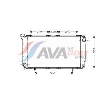 Radiateur, refroidissement du moteur AVA QUALITY COOLING [SU2010]