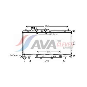 Radiateur, refroidissement du moteur AVA QUALITY COOLING OEM 45111AG040 Radiateur, refroidissement du moteur AVA QUALITY COOLING OEM 45111AG040