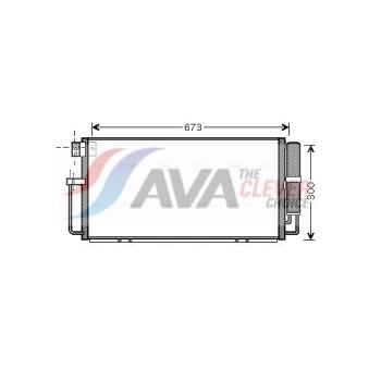 Condenseur, climatisation AVA QUALITY COOLING OEM 73210FE000 Condenseur, climatisation AVA QUALITY COOLING OEM 73210FE000