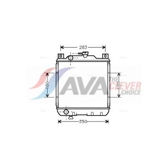 Radiateur, refroidissement du moteur AVA QUALITY COOLING [SZ2018]
