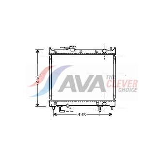 Radiateur, refroidissement du moteur AVA QUALITY COOLING OEM 4221310952