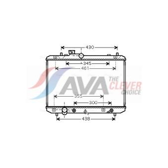 Radiateur, refroidissement du moteur AVA QUALITY COOLING SZ2098