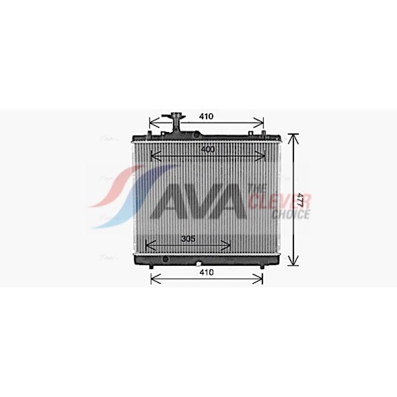 Radiateur, refroidissement du moteur AVA QUALITY COOLING SZ2160 - Visuel 1