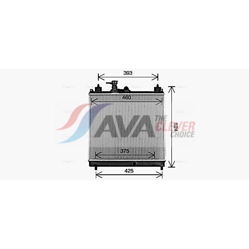 Radiateur, refroidissement du moteur AVA QUALITY COOLING SZ2163 - Visuel 1
