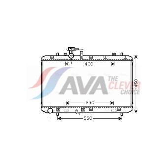 Radiateur, refroidissement du moteur AVA QUALITY COOLING SZA2084