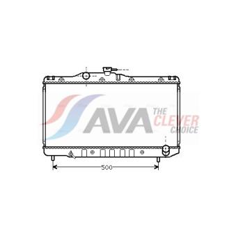 Radiateur, refroidissement du moteur AVA QUALITY COOLING TO2099