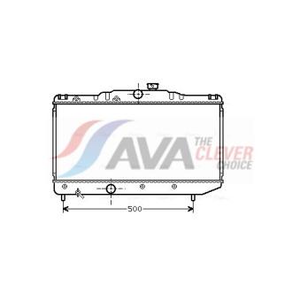 Radiateur, refroidissement du moteur AVA QUALITY COOLING OEM 1640015431