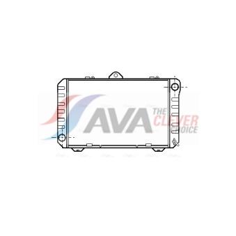 Radiateur, refroidissement du moteur AVA QUALITY COOLING [TO2167]