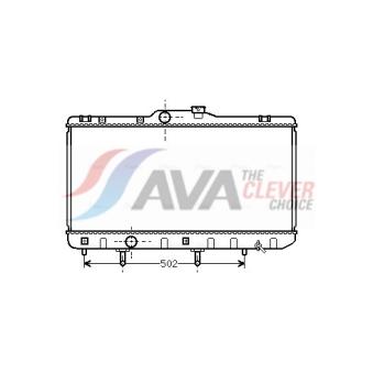Radiateur, refroidissement du moteur AVA QUALITY COOLING TO2189