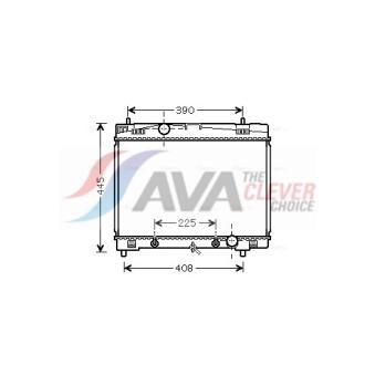Radiateur, refroidissement du moteur AVA QUALITY COOLING [TO2577]