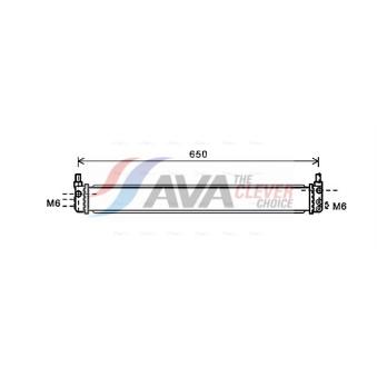 Radiateur, batterie de traction AVA QUALITY COOLING TO2602 Radiateur, batterie de traction AVA QUALITY COOLING TO2602