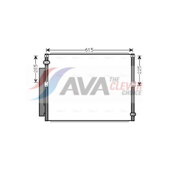 Condenseur, climatisation AVA QUALITY COOLING TO5569D