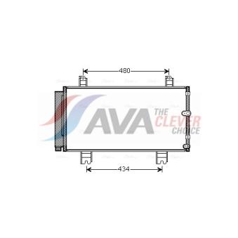 Condenseur, climatisation AVA QUALITY COOLING TO5572D