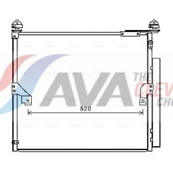 Condenseur, climatisation AVA QUALITY COOLING TO5657D