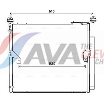 Condenseur, climatisation AVA QUALITY COOLING OEM 8846060420