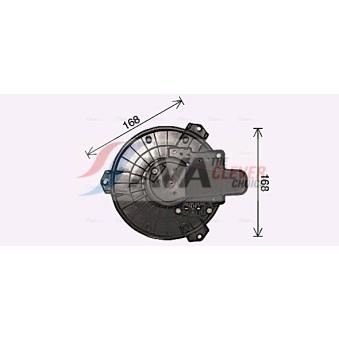 Moteur électrique, pulseur d'air habitacle AVA QUALITY COOLING OEM 8710348080
