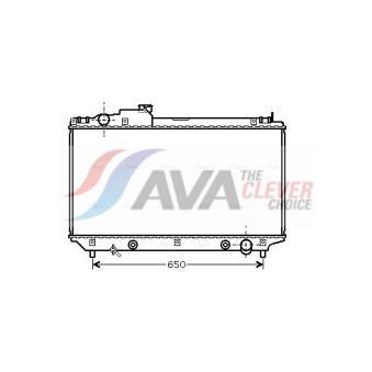 Radiateur, refroidissement du moteur AVA QUALITY COOLING TOA2315