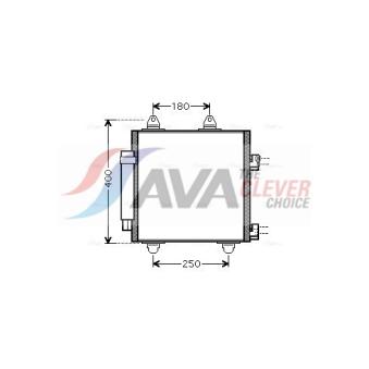 Condenseur, climatisation AVA QUALITY COOLING TOA5414D