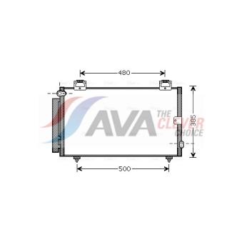 Condenseur, climatisation AVA QUALITY COOLING [TOA5594D]