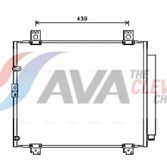 Condenseur, climatisation AVA QUALITY COOLING TOA5690D