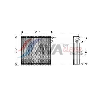 Evaporateur climatisation AVA QUALITY COOLING [TOV294]