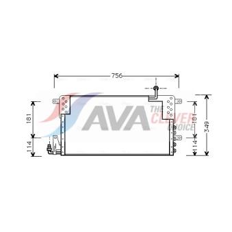 Condenseur, climatisation AVA QUALITY COOLING VN5161