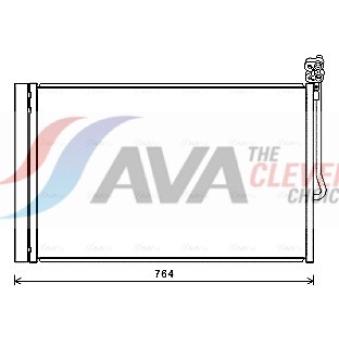 Condenseur, climatisation AVA QUALITY COOLING VN5334D