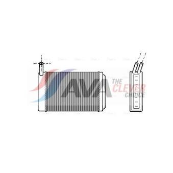 Système de chauffage AVA QUALITY COOLING OEM 171819031e