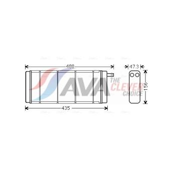 Système de chauffage AVA QUALITY COOLING VN6128