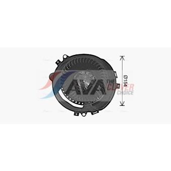 Moteur électrique, pulseur d'air habitacle AVA QUALITY COOLING OEM 5q2819021b Moteur électrique, pulseur d'air habitacle AVA QUALITY COOLING OEM 5q2819021b