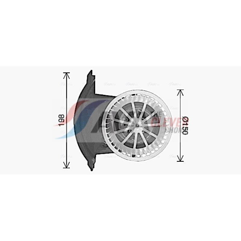 Moteur électrique, pulseur d'air habitacle AVA QUALITY COOLING VN8427 - Visuel 1