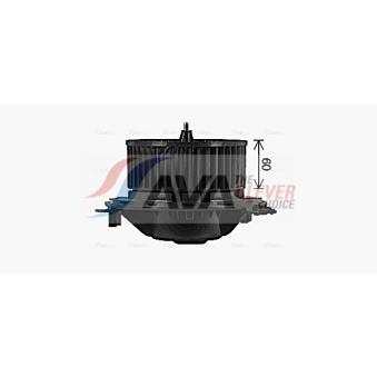 Moteur électrique, pulseur d'air habitacle AVA QUALITY COOLING OEM 5q1819021g Moteur électrique, pulseur d'air habitacle AVA QUALITY COOLING OEM 5q1819021g