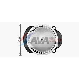 Moteur électrique, pulseur d'air habitacle AVA QUALITY COOLING VN8549