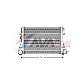 Intercooler, échangeur AVA QUALITY COOLING VNA4306