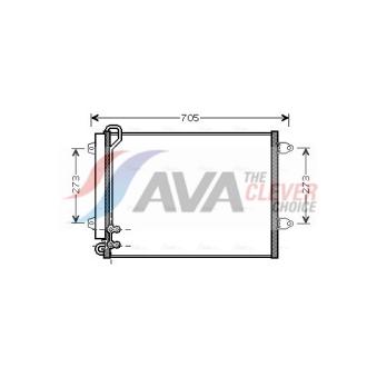 Condenseur, climatisation AVA QUALITY COOLING VNA5225D