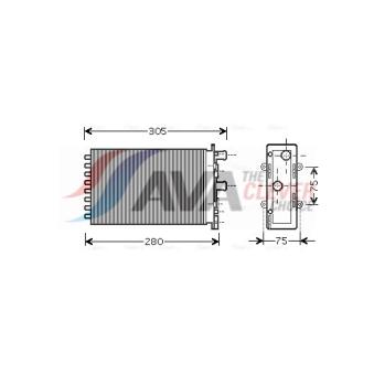 Système de chauffage AVA QUALITY COOLING OEM 701820032