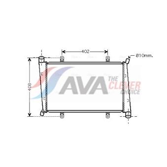 Radiateur, refroidissement du moteur AVA QUALITY COOLING OEM MB613907