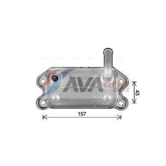 Radiateur d'huile AVA QUALITY COOLING VO3299