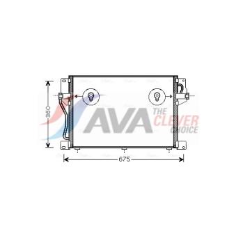 Condenseur, climatisation AVA QUALITY COOLING VO5077