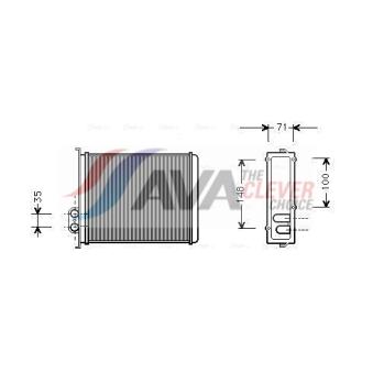 Système de chauffage AVA QUALITY COOLING VOA6085