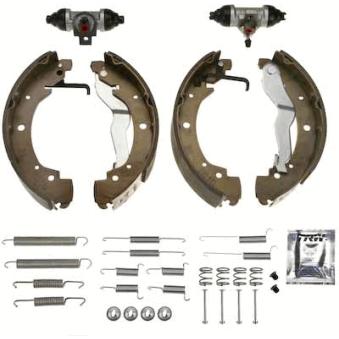 Kit de freins arrière (prémontés) TRW BK1518 pour MERCEDES-BENZ SPRINTER 316 LGT - 156cv