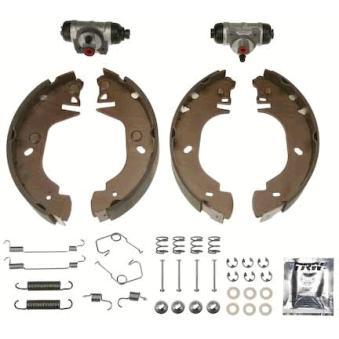 Kit de freins arrière (prémontés) TRW BK1682 pour FORD TRANSIT 2.5 TD - 100cv